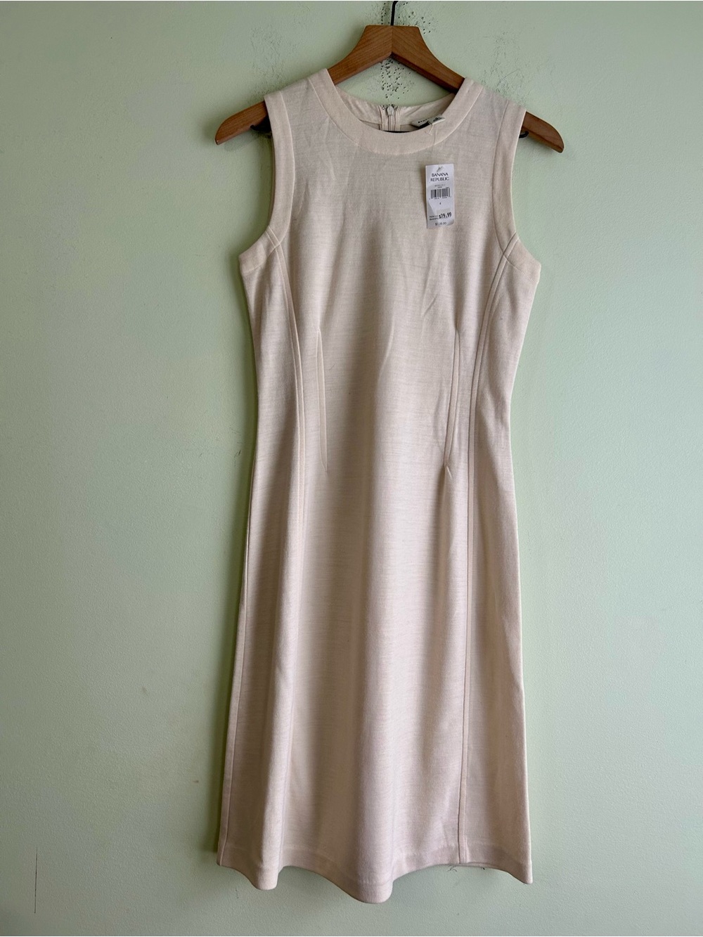 NWT Banana Republic Wool Blend Sleeveless Sheath Dress